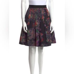 Ted Baker Multicolor Floral A-Line Skirt, vintage, knee length, mint condition